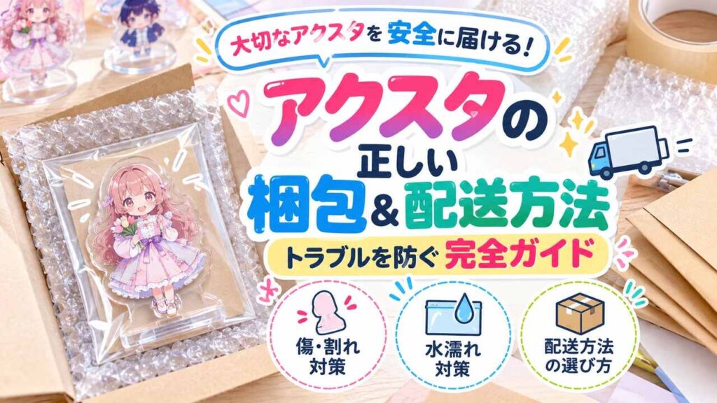 アクスタの正しい梱包と配送方法とは?トラブルを防ぐための完全ガイド