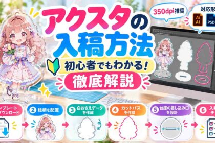 アクリルスタンドの入稿方法・徹底解説