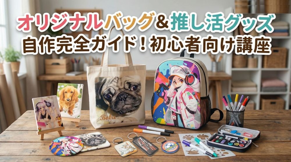 オリジナルバッグの作り方完全ガイド|DIYから制作ショップまで徹底解説