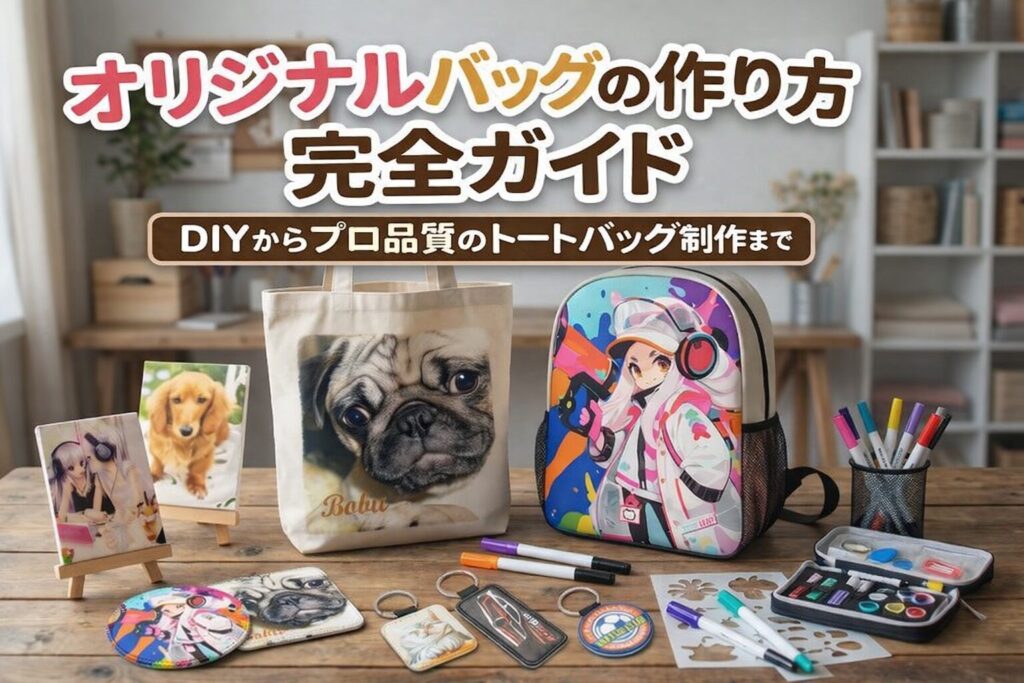 オリジナルバッグの作り方完全ガイド｜DIYからプロ品質のトートバッグ制作まで
