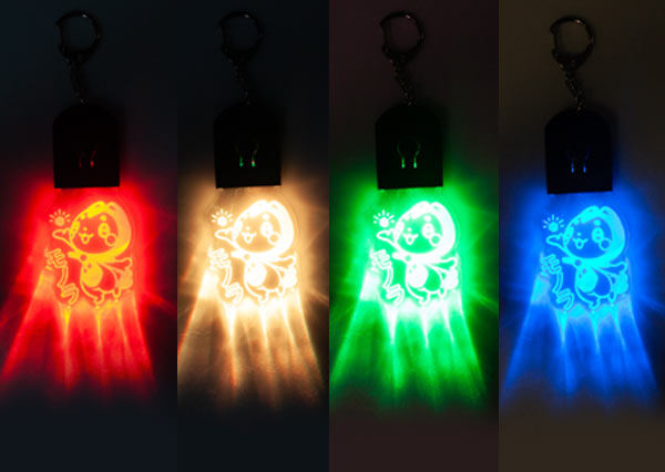 4色で切り替わるLEDライト