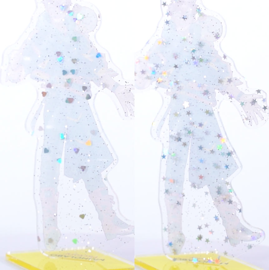 ラメ入りアクスタ