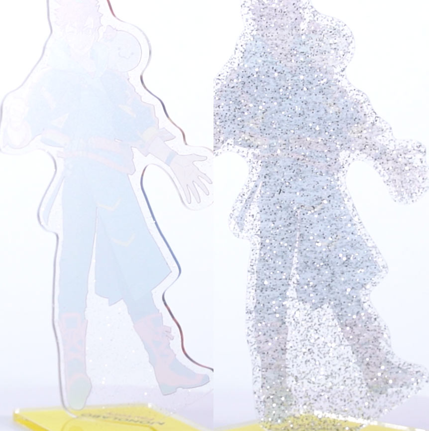 ラメ入りアクスタ