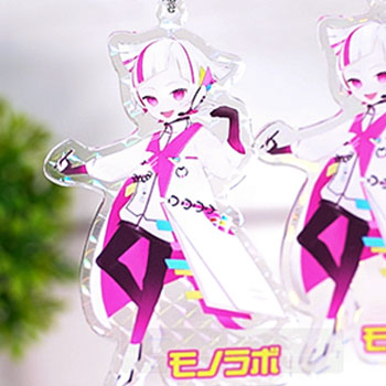 ホログラム加工・オーロラアクリルキーホルダー