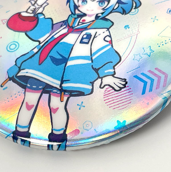ホログラム缶バッジ（オーバーホロ）
