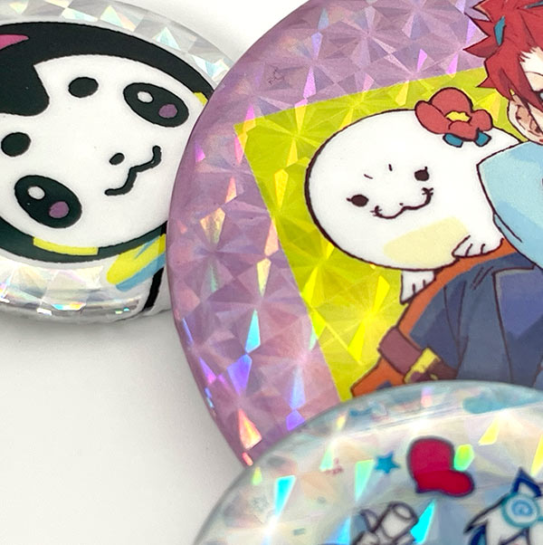 ホログラム缶バッジ（オーバーホロ）