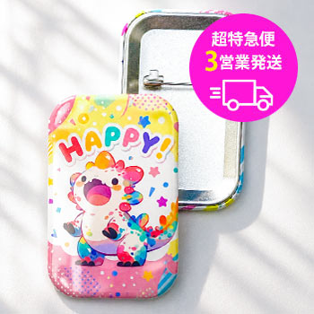 缶バッジ・クリア