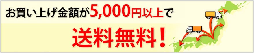 お買い上げ金額が2,000円以上で送料無料！