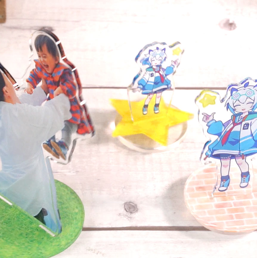 回転アクスタ