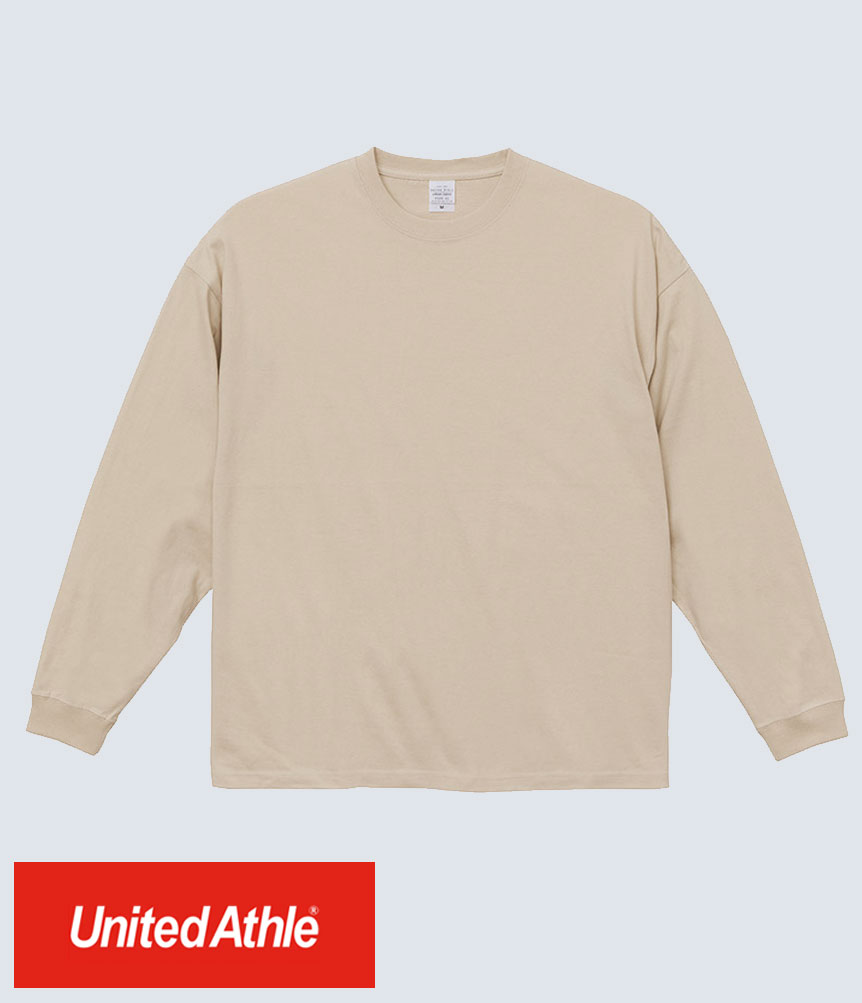 5.6オンス 品番：550901 ビッグシルエット ロングスリーブ Tシャツ（1.8インチリブ） 