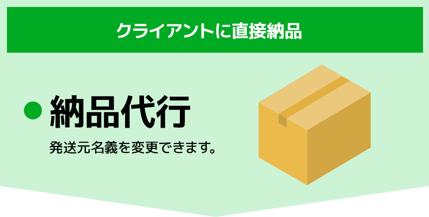 納品代行